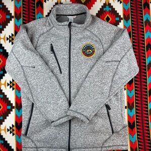 Leadville Race Series North End Sport Fleece Jacket Gray Full Zip Size L
